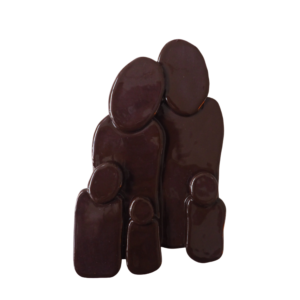 Koppel met drie kinderen